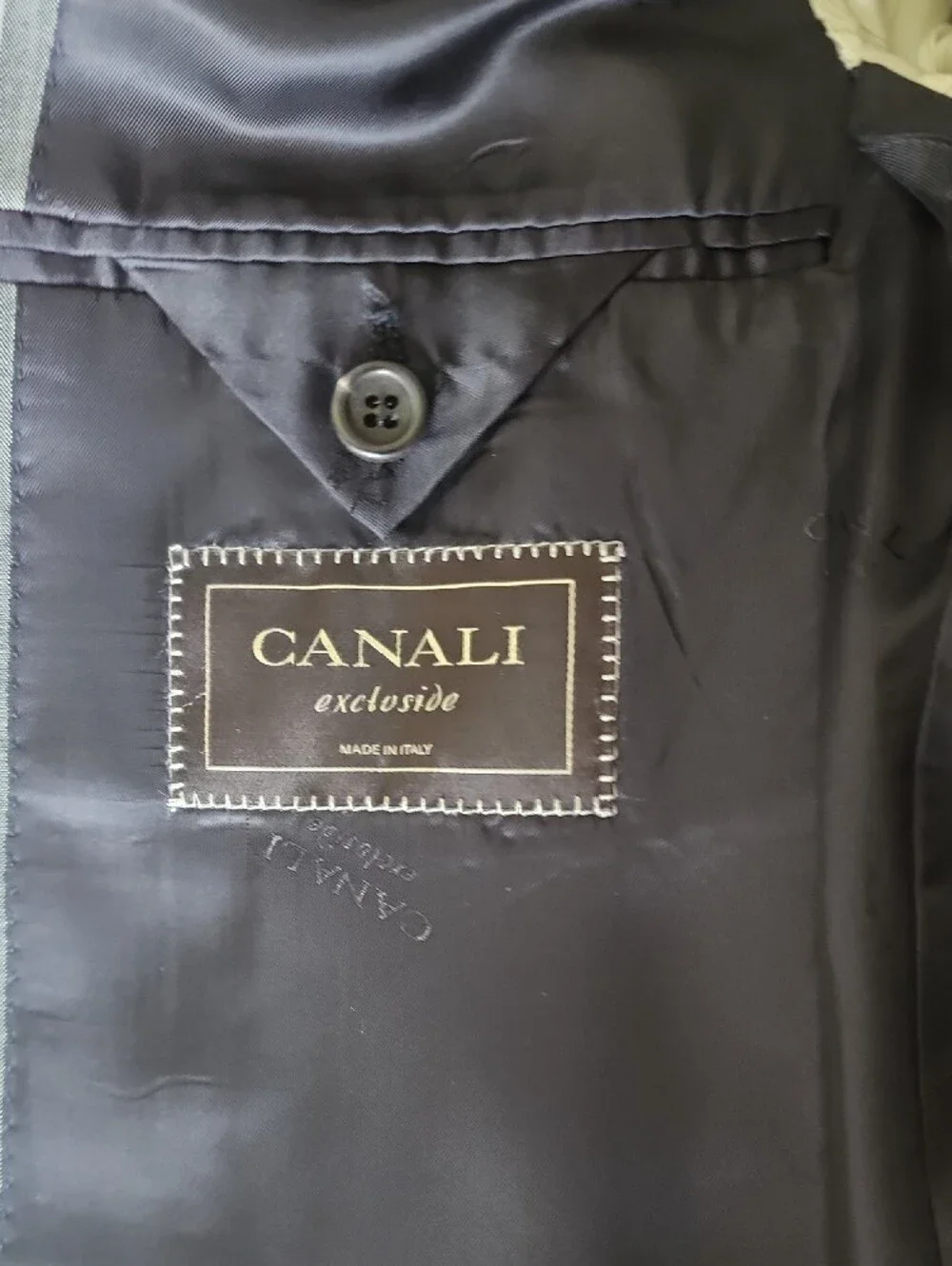 Canali Grey Pinstripe Two-Piece Suit